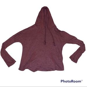 Joe Boxer Hooded Long Sleeve Shirt Detailed Size Small